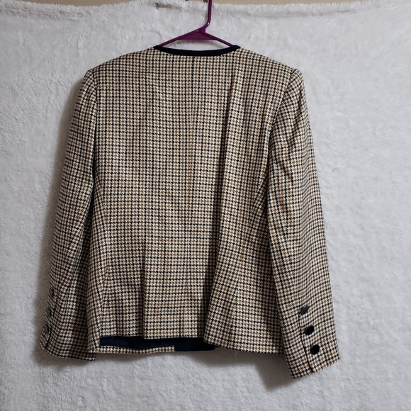 Vintage sasson plaid mixed color size 14 - Picture 4 of 8
